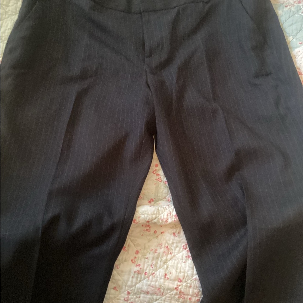 Banana Republic Charcoal Pinstripe Suit Pants